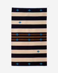 TURQUOISE CROSSES RUG