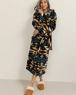 UNISEX WYETH TRAIL COTTON TERRY VELOUR BATHROBE