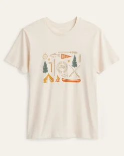 WOMEN'S CAMP GRAPHIC TEE