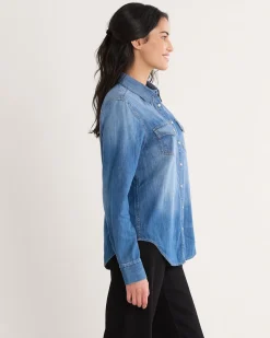 WOMEN'S CHAMBRAY GAMBLER SHIRT