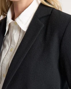 WOMEN'S DAVIS HERRINGBONE WOOL BLAZER