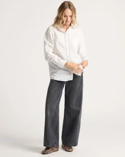 WOMEN'S EVERLY POPLIN SHIRT