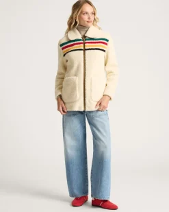 WOMEN'S GLACIER SUNSET SHERPA FLEECE JACKET