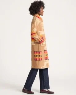 WOMEN'S HARDING ARCHIVE BLANKET COAT
