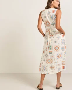 WOMEN'S LANA SLEEVELESS LINEN DRESS