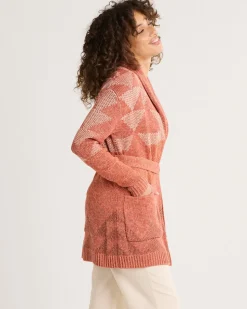 WOMEN'S MONTEREY BELTED COTTON CARDIGAN