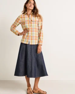 WOMEN'S PLAID BOARD SHIRT