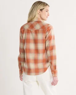 WOMEN'S PLAID GAMBLER SHIRT