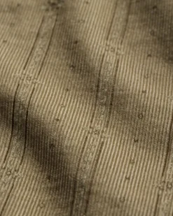 WOMEN'S PRINTED CORDUROY GAMBLER SHIRT