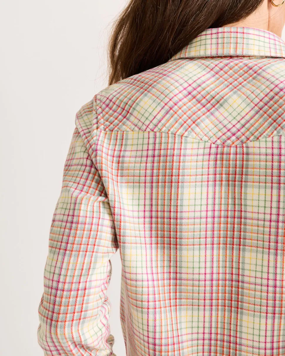 WOMEN'S RILEY PLAID FLANNEL SHIRT
