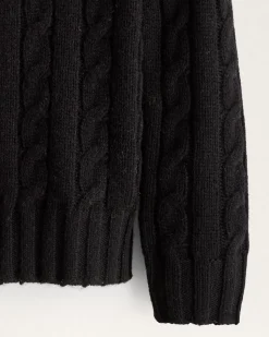 WOMEN'S SHETLAND COLLECTION FISHERMAN CARDIGAN