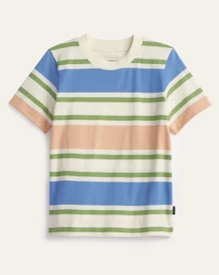 WOMEN'S SHORT-SLEEVE DESCHUTES STRIPE TEE