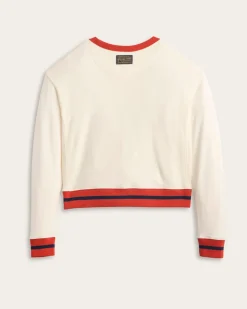 WOMEN'S SKI GRAPHIC FRENCH TERRY PULLOVER