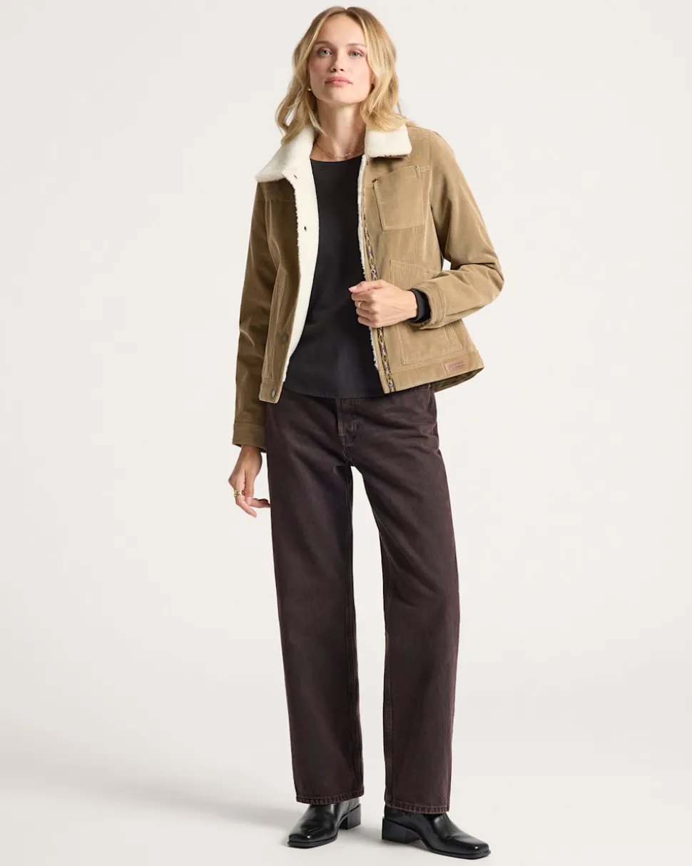 WOMEN'S WIND RIVER CORDUROY TRUCKER JACKET