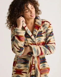 WOMEN'S WYETH TRAIL COTTON TERRY VELOUR ROBE